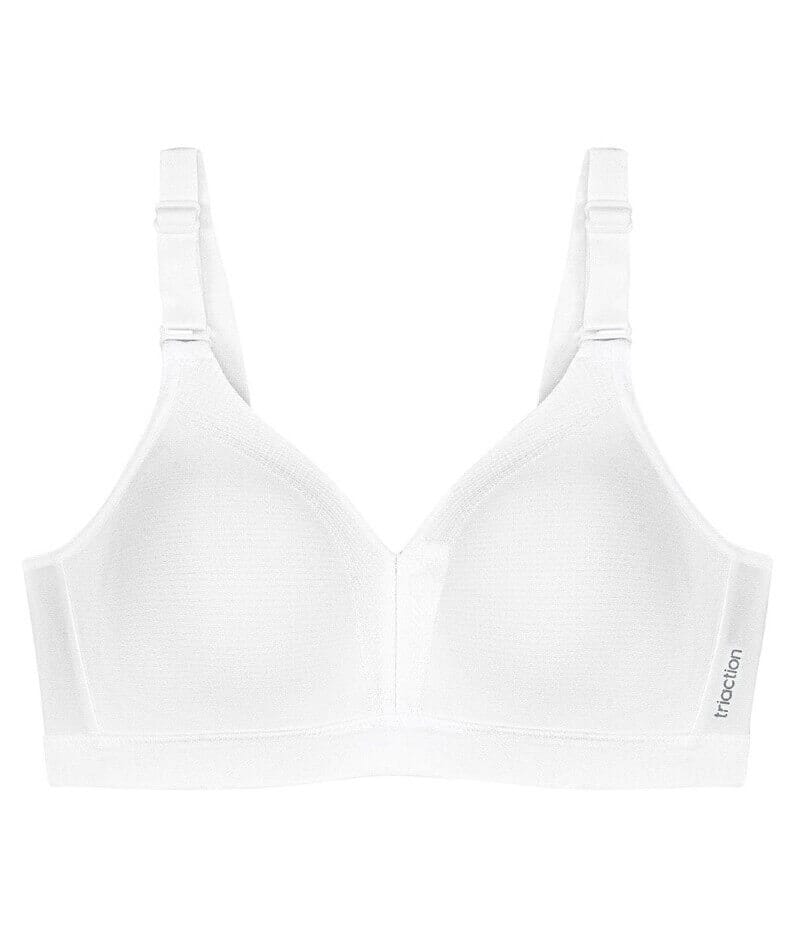 Triumph Triaction Wellness Wire-free Sports Bra - White Bras 