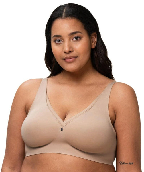 GARMERA Womens Minimizer Bra Full Coverage Wirefree Non-Padded Comfort Plus  Size Bras