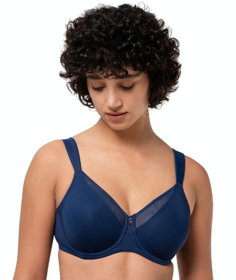 Triumph True Shape Sensation Minimiser Underwire Bra Deep Water