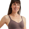 Amoena Wave Pure Non-Wired Bra - Deep Taupe