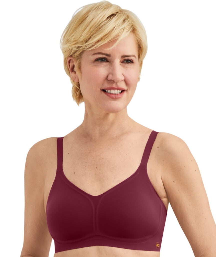 Amoena Wave Pure Non-Wired Bra - Ruby