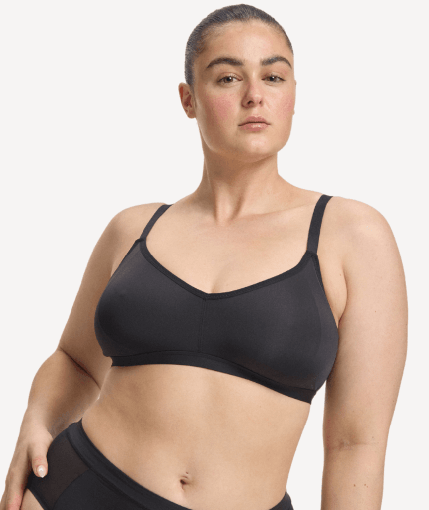 Nala Bio Comfort Wirefree Bralette - Licorice