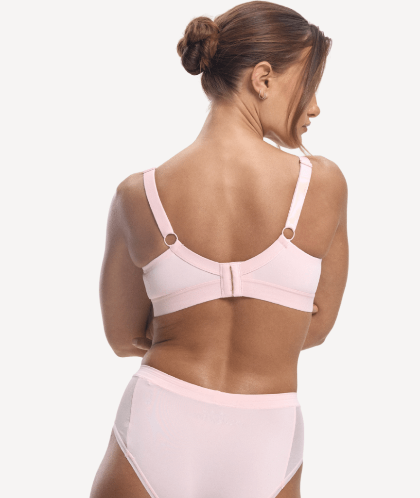 Nala Padded Support Wirefree Bralette Bra - Strawberries & Cream