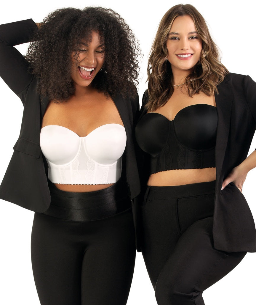 Parfait Elissa Seamless Underwire Padded Longline Strapless Bra