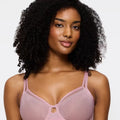 Triumph Signature Sheer Underwired Minimiser Bra - Blossom Kiss
