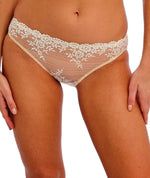 Wacoal Embrace Lace Bikini Brief - Naturally Nude / Ivory Knickers 