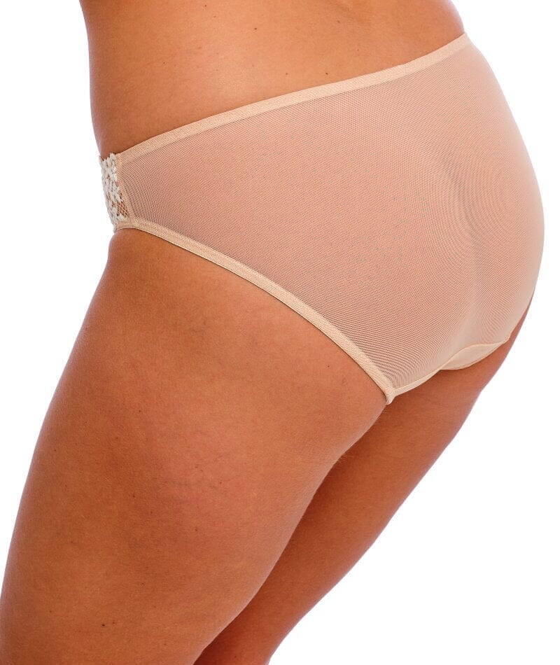 Wacoal Embrace Lace Bikini Brief - Naturally Nude / Ivory Knickers 