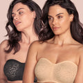 Wacoal Halo Lace Strapless Bra 2 Pack - Nude/Black