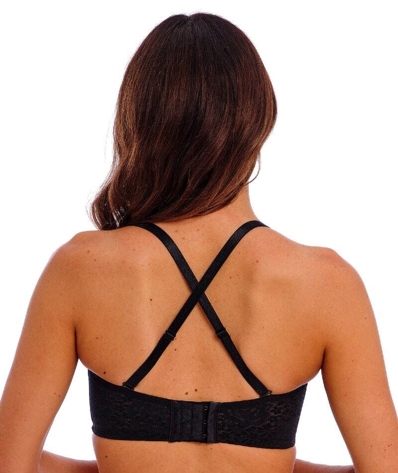 Wacoal Halo Lace Strapless Bra - Black Bras 