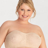 Wacoal Halo Lace Strapless Bra - Nude