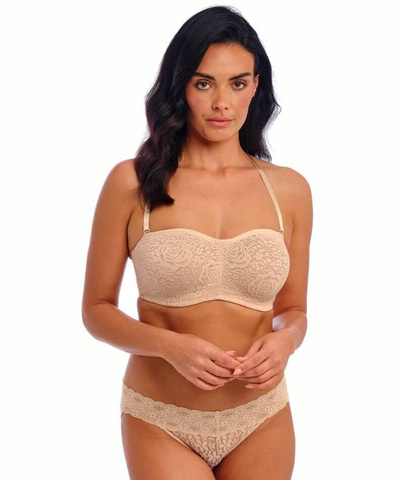 Wacoal Halo Lace Strapless Bra - Nude Bras 