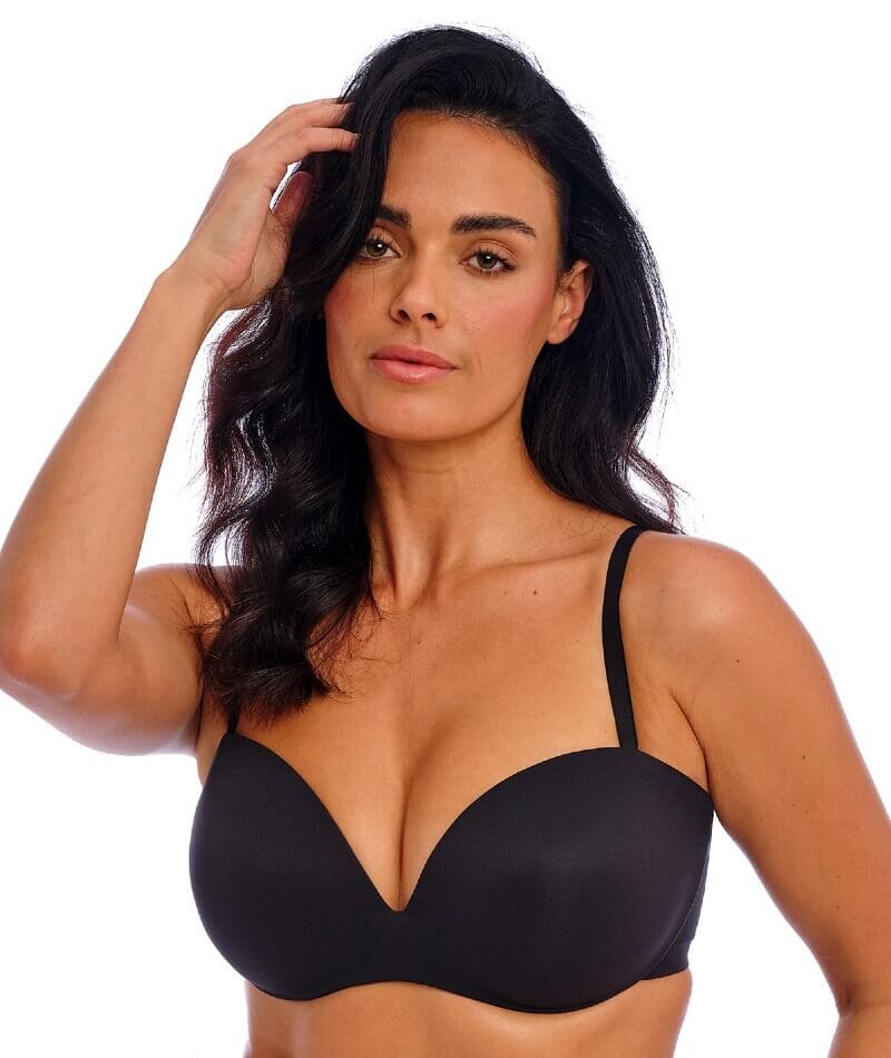 Wacoal Ines Secret Underwired Moulded Strapless Bra - Black Bras 