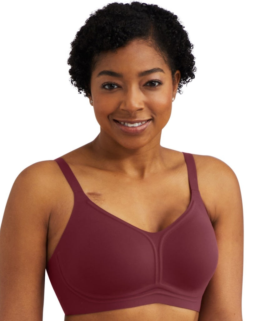 Amoena Wave Pure Non-Wired Bra - Ruby