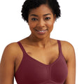 Amoena Wave Pure Non-Wired Bra - Ruby