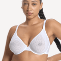 Nala Mesh Underwire Bra - Snow Cone