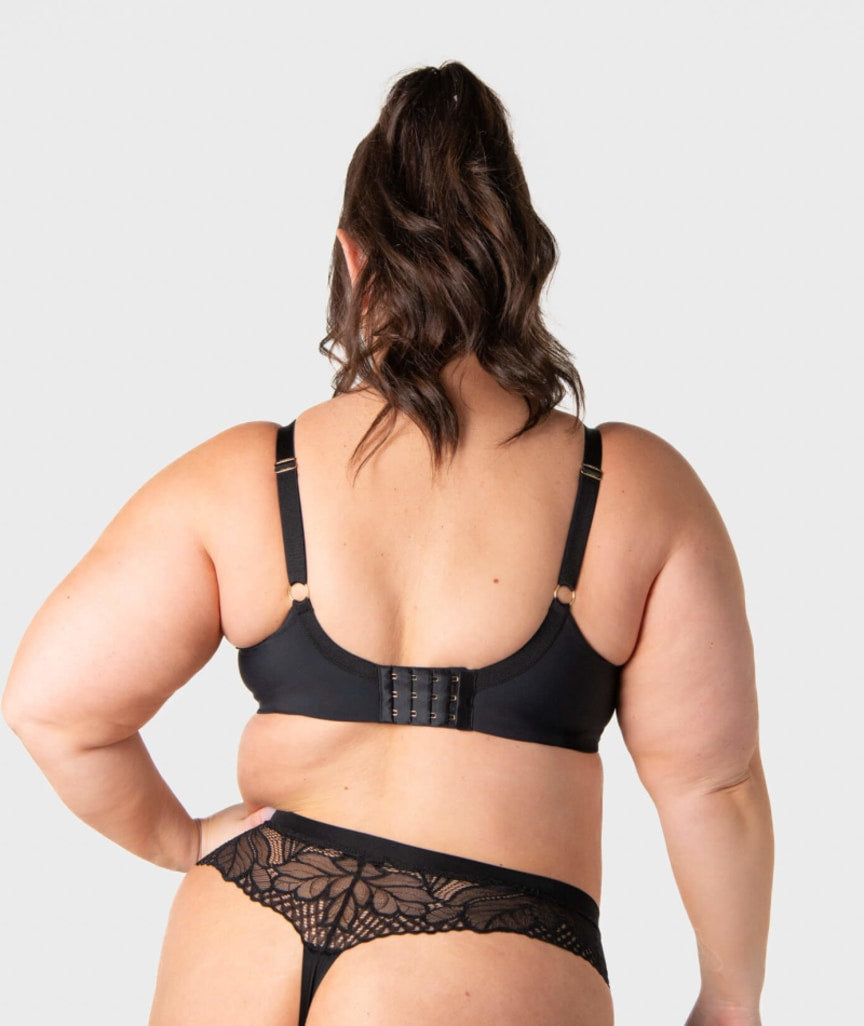 Hotmilk Luxe Wire-Free Full Cup Bra - Black