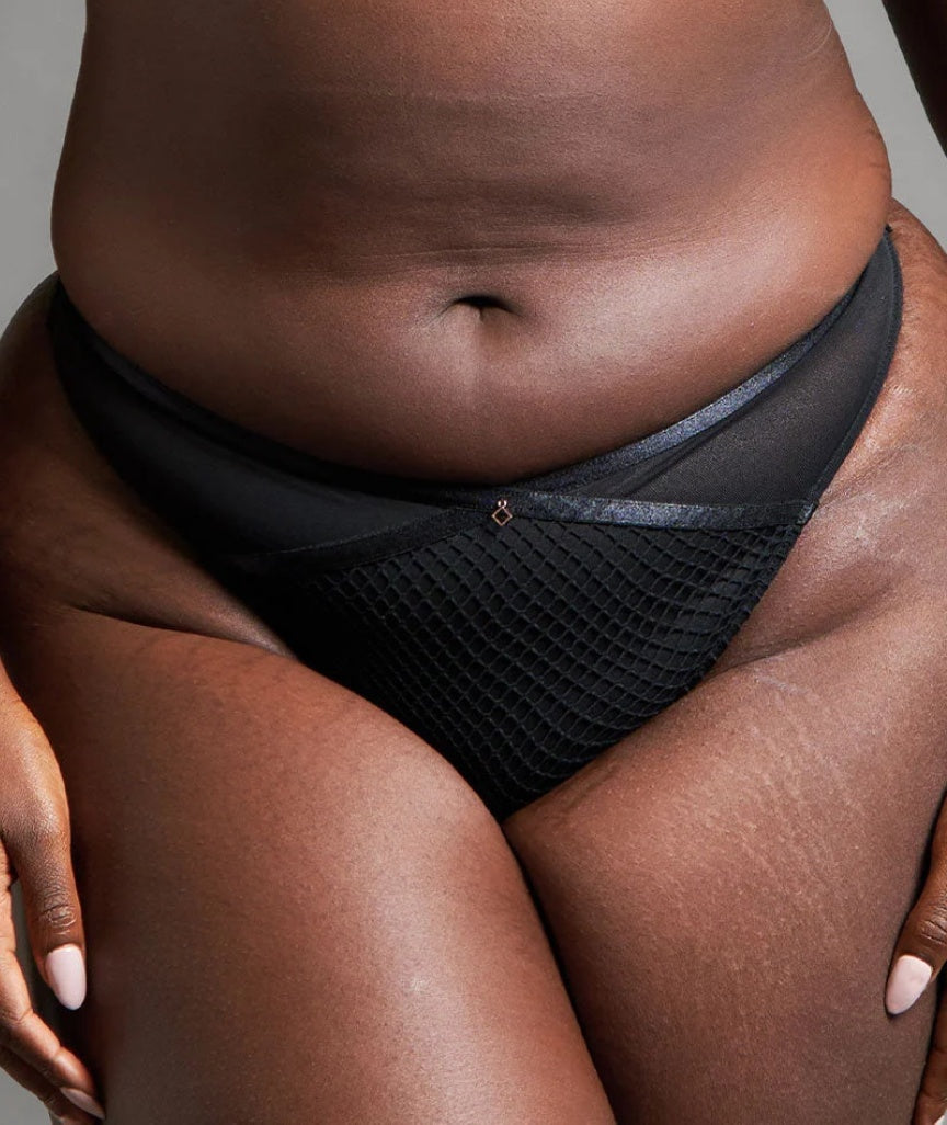 Scantilly Friction Thong - Black