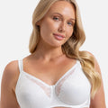 Triumph Lacy Minimizer Bra - White