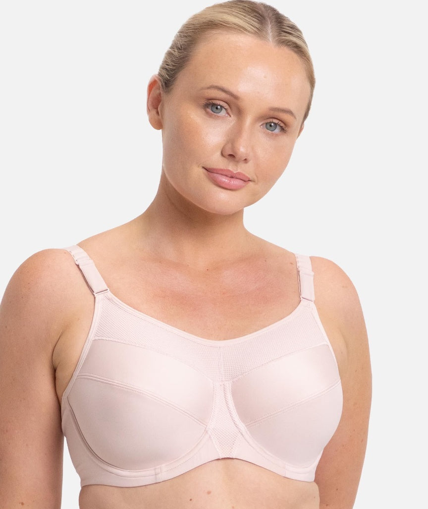 Triumph Triaction Ultra Underwired Sports Bra - Fig Pink