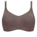 Amoena Wave Pure Non-Wired Bra - Deep Taupe