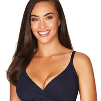 Sea Level Essentials Twist Front DD-E Cup Bikini Top - Night Sky Navy