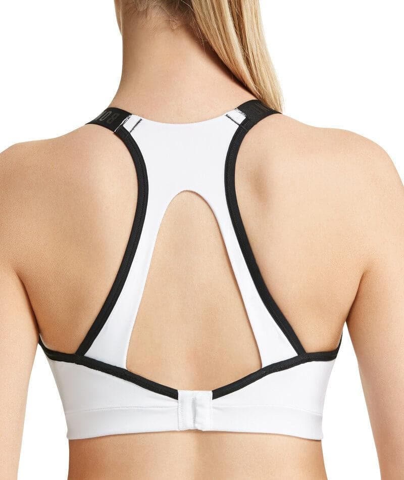 Bonds Sporty Tops Full Busted Bra - White Frost - Curvy