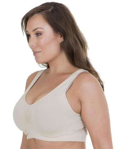 NEW - Sonsee High Back Comfort Bra - Nude Bras