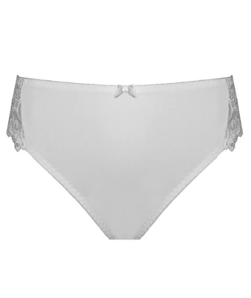 Fayreform Coral High Cut Brief - White Knickers 