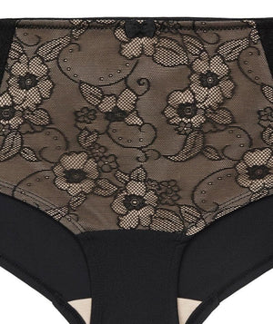 thumbnailAva & Audrey Marilyn Lace Hipster Brief - Black/Cream Knickers 