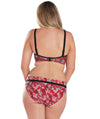 Curvy Kate Maya Bandeau Bikini Top - Red Print Swim