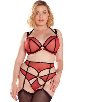 thumbnailScantilly Knock Out Suspender - Red Knickers 