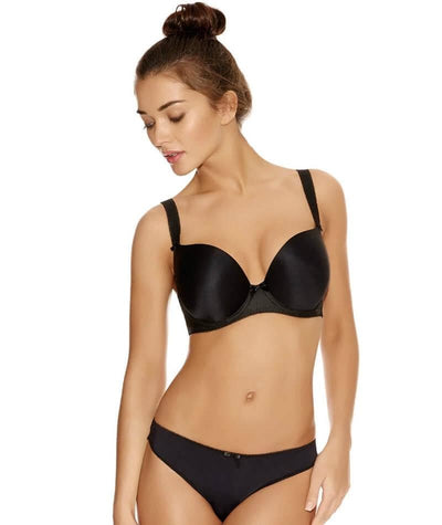 Freya Deco Moulded Plunge Bra - Black Bras