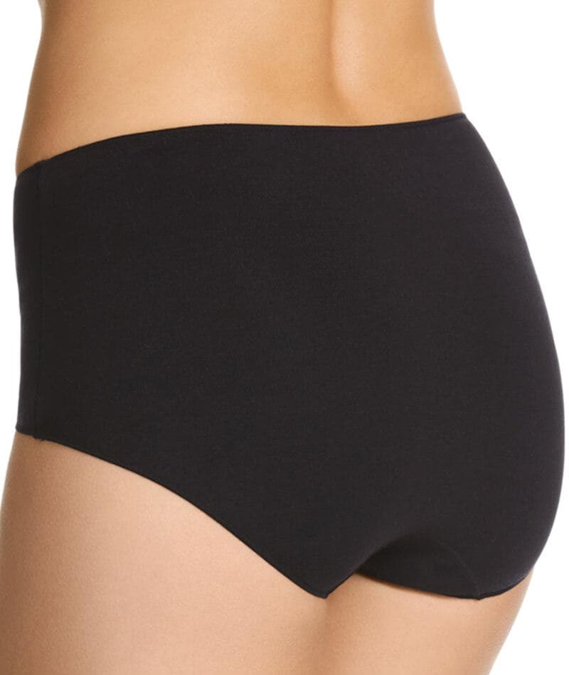 Jockey No Panty Line Promise Bamboo Naturals Full Brief -Black - Curvy