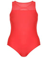 Capriosca Mesh Tank One Piece Swimsuit - Luxe Sport Red Swim