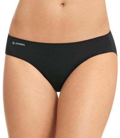 Jockey No Panty Line Promise Tactel Bikini - Black Knickers 8