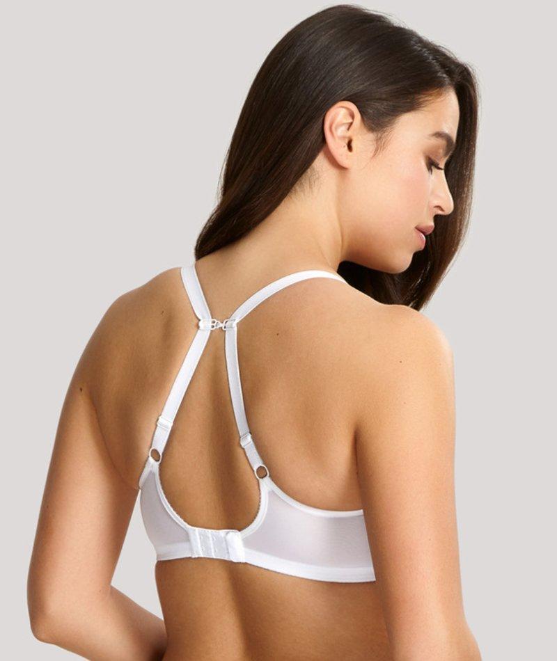 Panache Cari Moulded Spacer Underwired T-Shirt Bra - White - Curvy