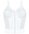 Exquisite Form Fully Front Close Longline Posture Bra - White