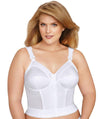 Exquisite Form Fully Front Close Longline Posture Bra - White