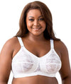 Elila Embroidered Lace Non-Underwired Bra - White Bras 14D White