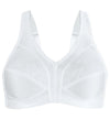 Exquisite Form Fully Side Shaping Bra With Floral - White