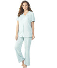 Exquisite Form Short Sleeve Pajamas Plus - Azure Mist Swatch Image
