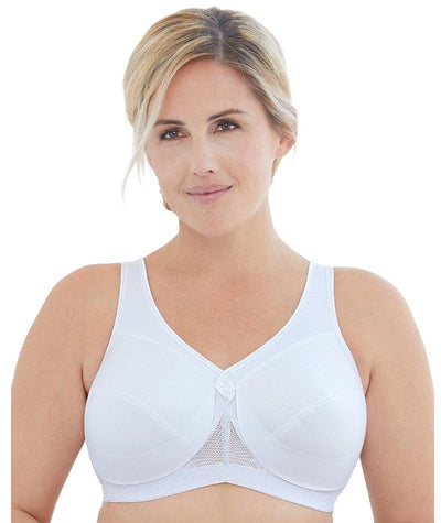Glamorise MagicLift Active Support Bra - White Bras