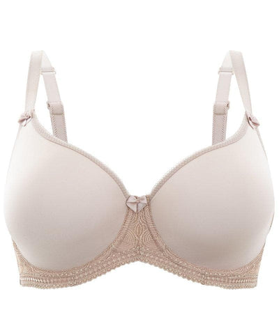 Panache Cari Moulded Spacer Underwired T-Shirt Bra - Champagne