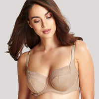 Panache Jasmine Underwired Balconnet Bra - Caramel