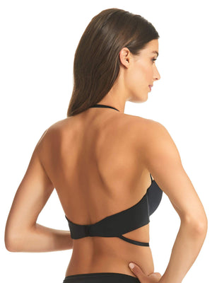 Finelines Refined 6 way Low Cut Strapless Bra Black Curvy