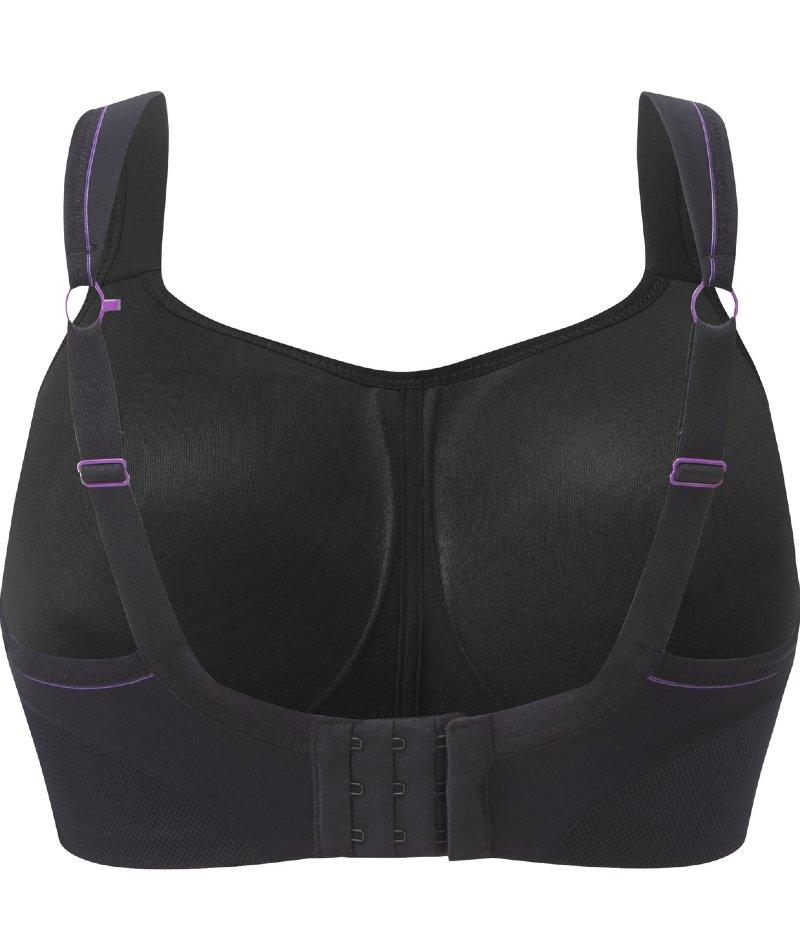 Panache Sport Non-Underwired Sports Bra - Black 