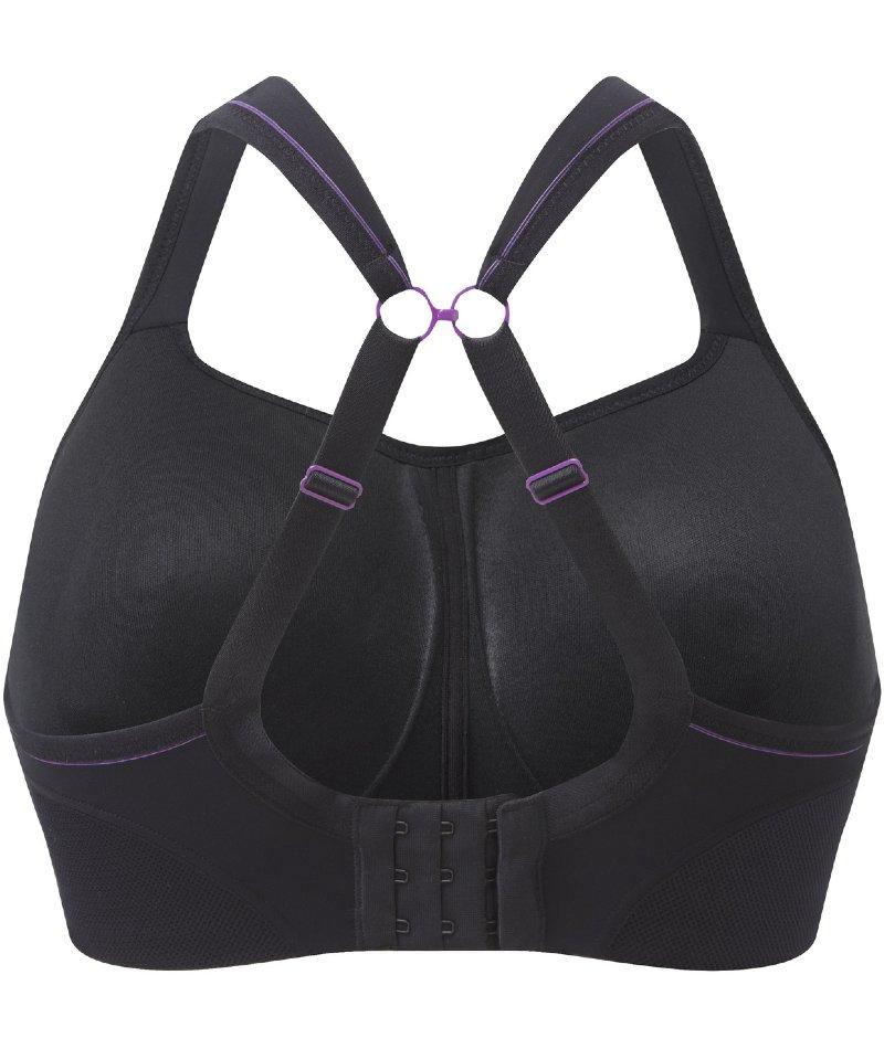 Panache Sport Non-Underwired Sports Bra - Black 