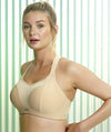 Panache Sport Non-Underwired Sports Bra - Latte