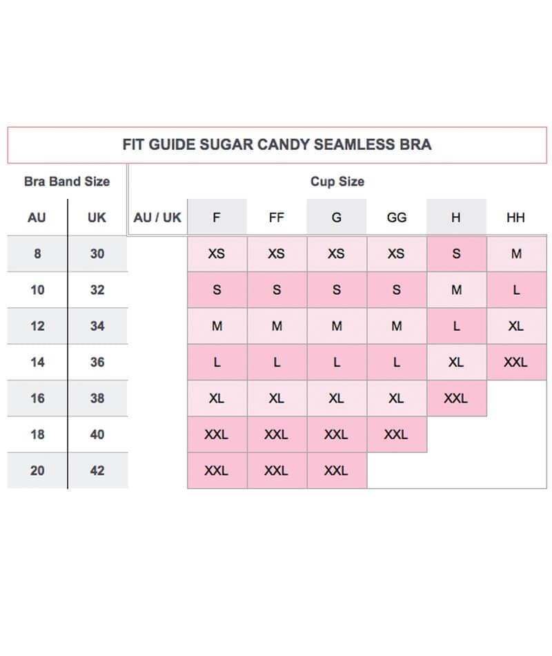 Sugar Candy Fuller Bust Seamless F-HH Cup Lounge Tank - Charcoal Sleep 