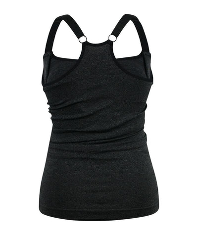 Sugar Candy Fuller Bust Seamless F-HH Cup Lounge Tank - Charcoal Sleep